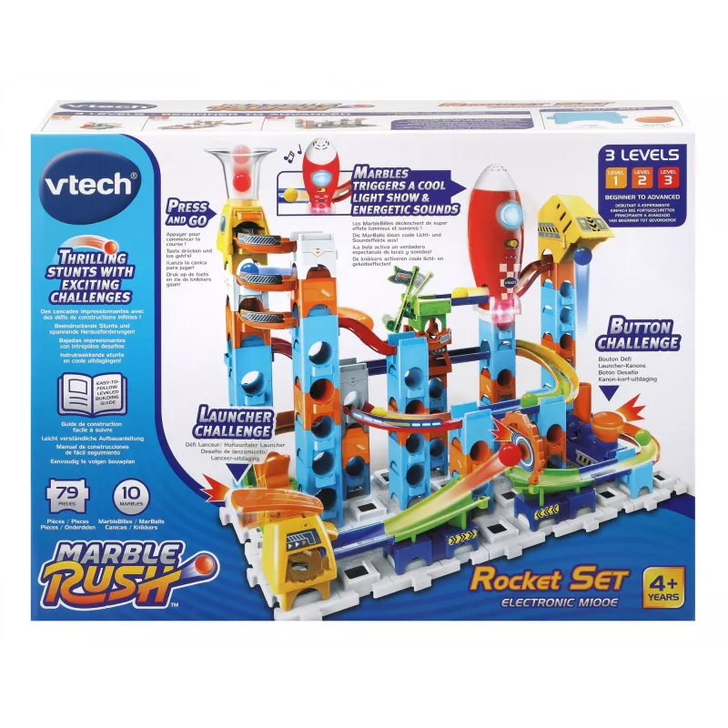 VTech Marble Rush Zestaw Rakietowy Elektroniczny M100 E Wielokolorowy