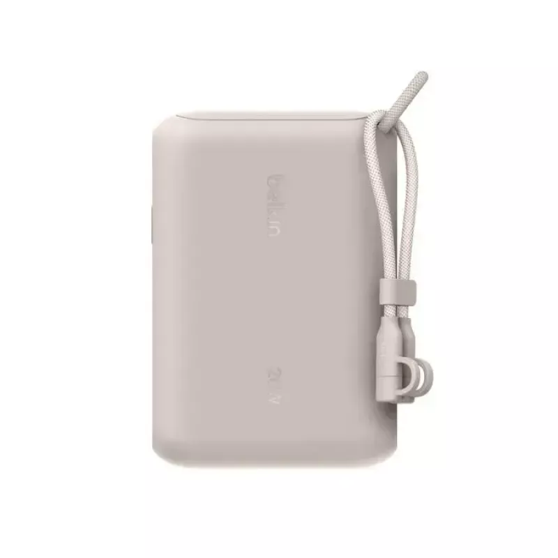 Przenośny power bank Belkin BPB027hqSD 10000 mAh, piaskowy, 2 × porty USB‑C