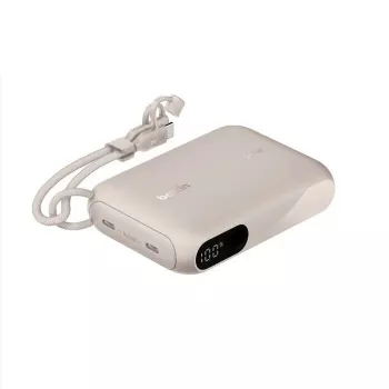 Przenośny power bank Belkin BPB027hqSD 10000 mAh, piaskowy, 2 × porty USB‑C