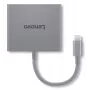 Lenovo GX91R64790 stacja dokująca/replikator portów do laptopa Przewodowa USB 3.2 Gen 1 (3.1 Gen 1) Type-C Szary