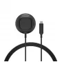 Ładowarka Belkin UltraCharge WIA013HQBK — bezprzewodowa szybka ładowarka USB do smartwatcha i smartfona, do użytku wewnętrznego, kabel 2 m, czarna