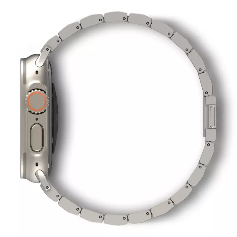 Pasek do zegarka Decoded Traction Band Titanium — kompatybilny ze smartwatchami, nadgarstek 130–225 mm, 1 szt.