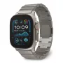 Pasek do zegarka Decoded Traction Band Titanium — kompatybilny ze smartwatchami, nadgarstek 130–225 mm, 1 szt.