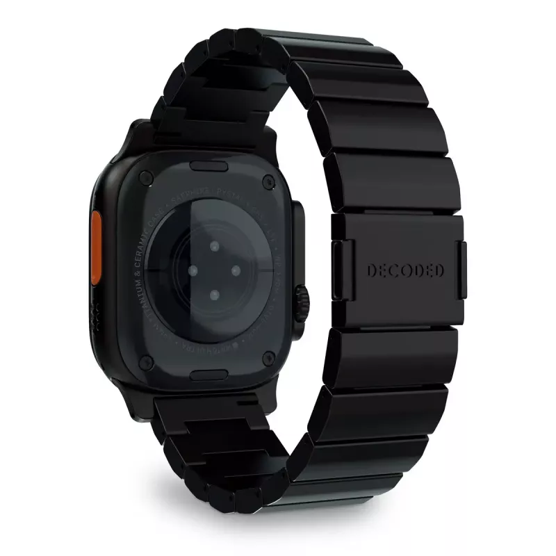 Pasek do smartwatcha Decoded Traction Band Czarny Tytan — obwód nadgarstka 130–225 mm, 1 szt.