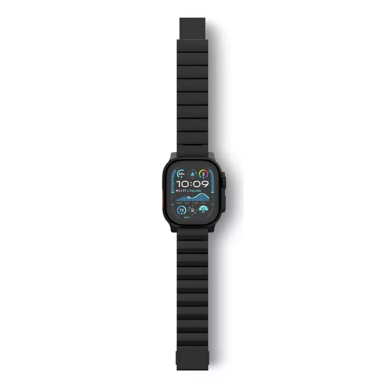 Pasek do smartwatcha Decoded Traction Band Czarny Tytan — obwód nadgarstka 130–225 mm, 1 szt.