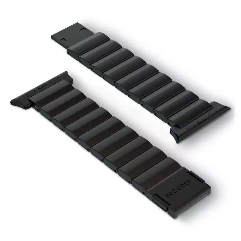 Pasek do smartwatcha Decoded Traction Band Czarny Tytan — obwód nadgarstka 130–225 mm, 1 szt.