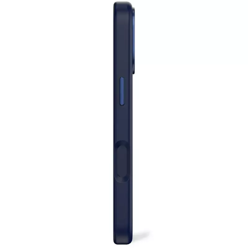 Pokrowiec na telefon komórkowy Decoded D25IPO17BCS9TY do iPhone 17 — pokrowiec, pasuje do 16 cm (6,3 cala), granatowy, mikrofibra i PU