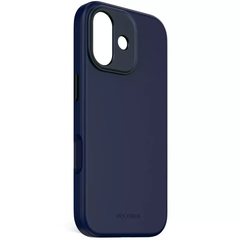 Pokrowiec na telefon komórkowy Decoded D25IPO17BCS9TY do iPhone 17 — pokrowiec, pasuje do 16 cm (6,3 cala), granatowy, mikrofibra i PU