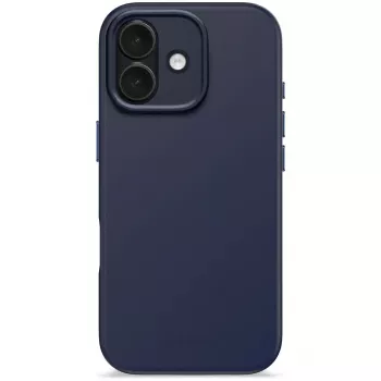 Pokrowiec na telefon komórkowy Decoded D25IPO17BCS9TY do iPhone 17 — pokrowiec, pasuje do 16 cm (6,3 cala), granatowy, mikrofibra i PU