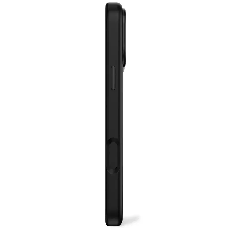 Decoded silikonowy tył etui na Apple iPhone 17 Pro Max — kompatybilny z 6,9 cala (17,5 cm), czarny, mikrofibra/PU