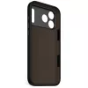 Decoded silikonowy tył etui na Apple iPhone 17 Pro Max — kompatybilny z 6,9 cala (17,5 cm), czarny, mikrofibra/PU