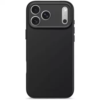 Decoded silikonowy tył etui na Apple iPhone 17 Pro Max — kompatybilny z 6,9 cala (17,5 cm), czarny, mikrofibra/PU