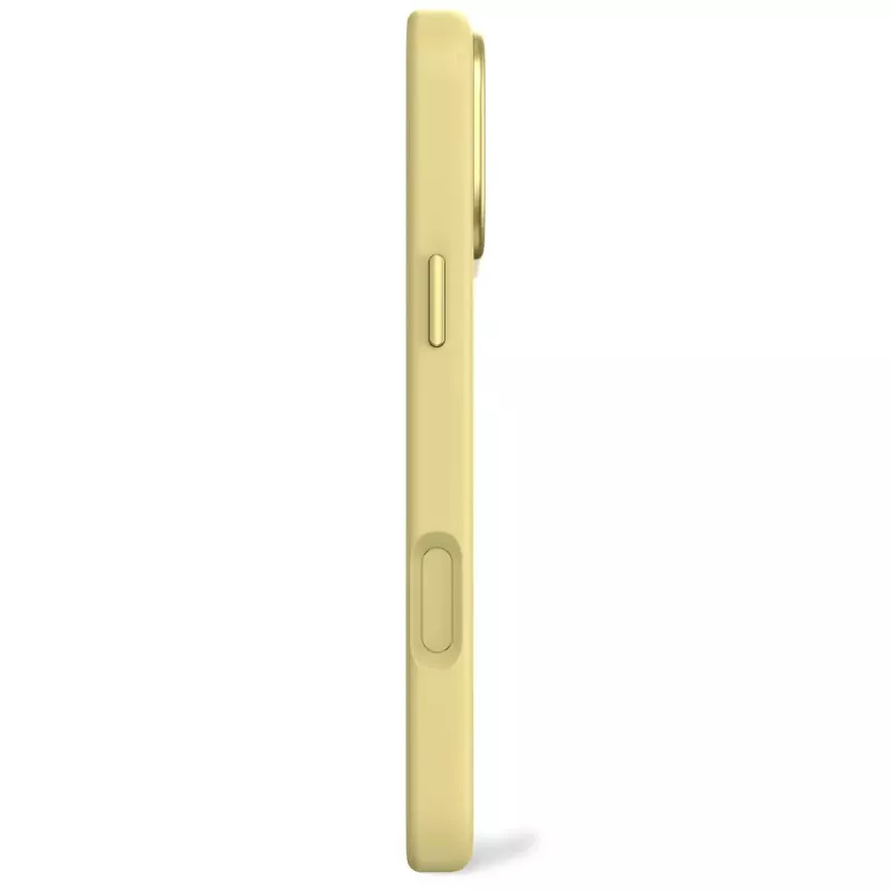 Silikonowe etui Decoded na tył Apple iPhone 17 Pro Max, kompatybilne z ekranami 6,9 cala (17,5 cm), żółte