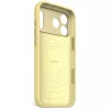 Silikonowe etui Decoded na tył Apple iPhone 17 Pro Max, kompatybilne z ekranami 6,9 cala (17,5 cm), żółte