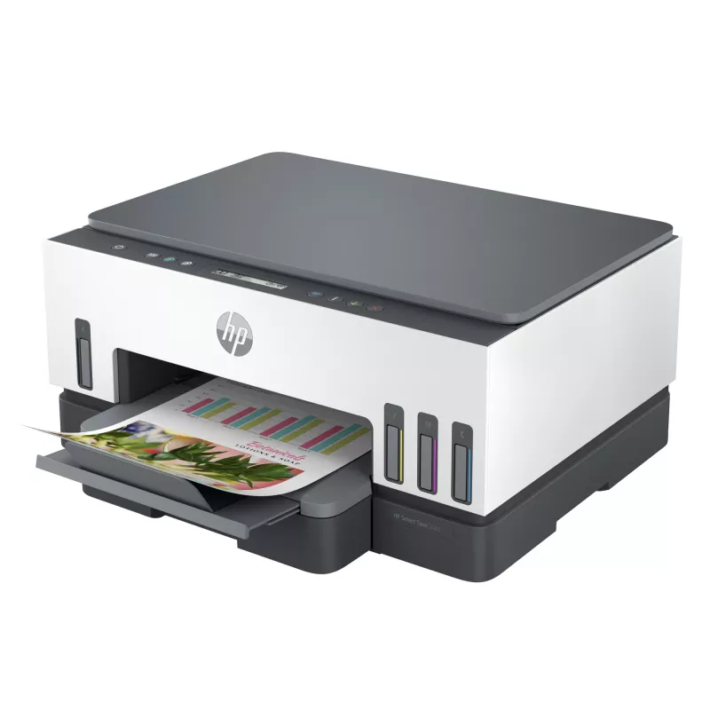 Drukarka HP Smart Tank, atramentowa termiczna, druk kolorowy, 4800 x 1200 DPI, A4, druk bezpośredni, szary