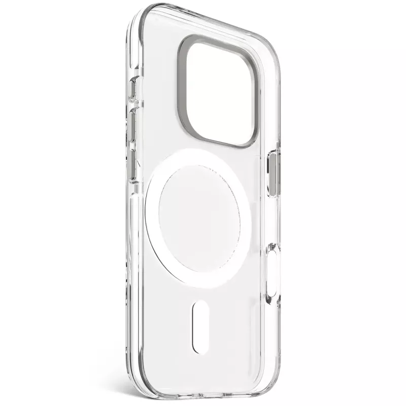 Pokrowiec na telefon Decoded Clear Case do iPhone 16 Pro, poliwęglan, przezroczysty biały, pasuje do 6,3 cala (16 cm)