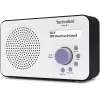 Przenośne radio cyfrowe TECHNISAT 0000/3906 — DAB/DAB+/FM, 1 W RMS, LCD, 3.5 mm, białe/czarne, 0,338 kg