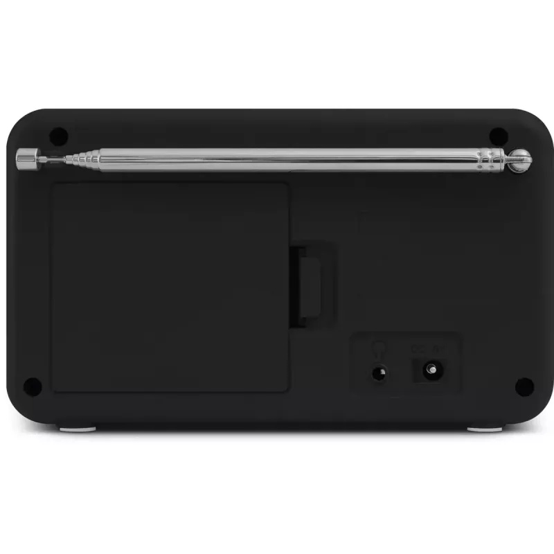 Przenośne radio cyfrowe TECHNISAT 0000/3906 — DAB/DAB+/FM, 1 W RMS, LCD, 3.5 mm, białe/czarne, 0,338 kg