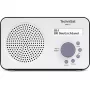 Przenośne radio cyfrowe TECHNISAT 0000/3906 — DAB/DAB+/FM, 1 W RMS, LCD, 3.5 mm, białe/czarne, 0,338 kg