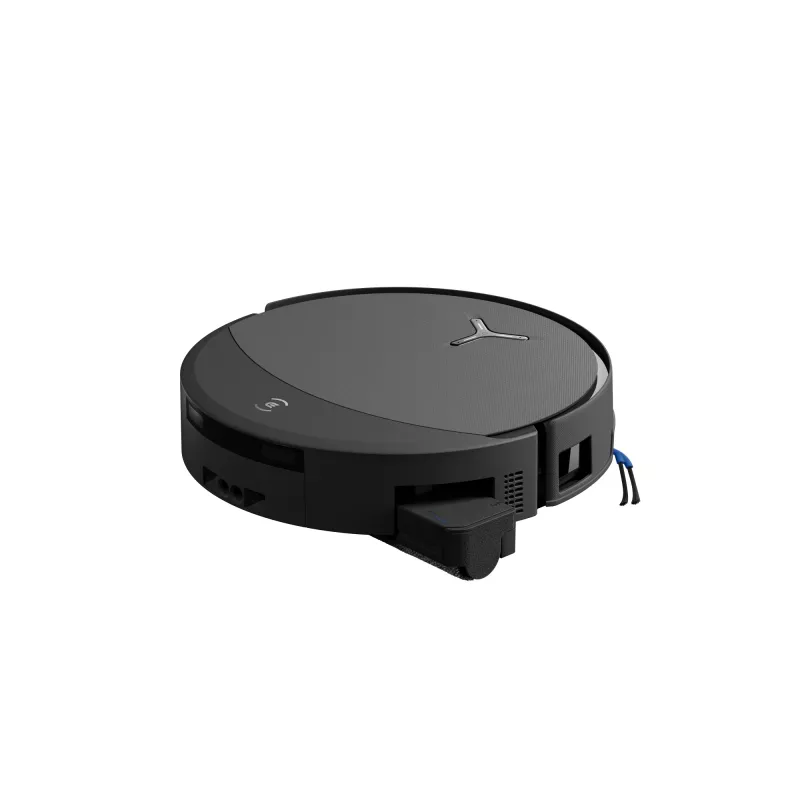 Robot odkurzacz Ecovacs DEEBOT T90 PRO OMNI — bezworkowy pojemnik na kurz 0,25 l, czas pracy 350 min, Li‑Ion 4000 mAh, czarny
