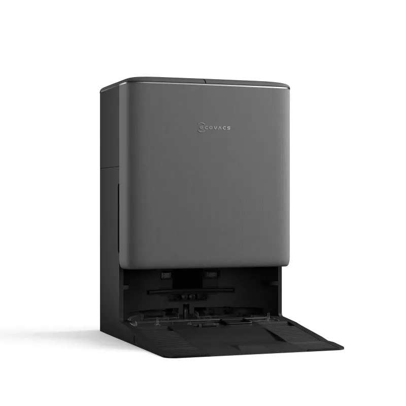 Robot odkurzacz Ecovacs DEEBOT T90 PRO OMNI — bezworkowy pojemnik na kurz 0,25 l, czas pracy 350 min, Li‑Ion 4000 mAh, czarny