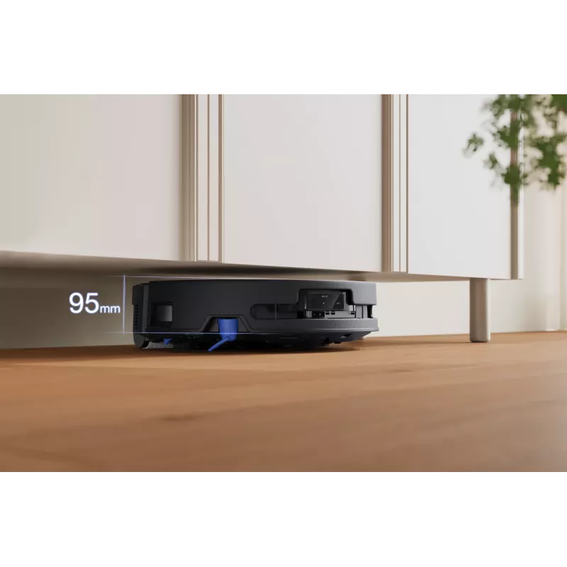 Robot odkurzacz Ecovacs DEEBOT T90 PRO OMNI — bezworkowy pojemnik na kurz 0,25 l, czas pracy 350 min, Li‑Ion 4000 mAh, czarny