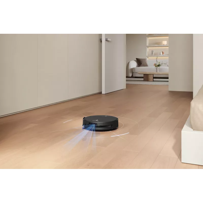 Robot odkurzacz Ecovacs DEEBOT T90 PRO OMNI — bezworkowy pojemnik na kurz 0,25 l, czas pracy 350 min, Li‑Ion 4000 mAh, czarny