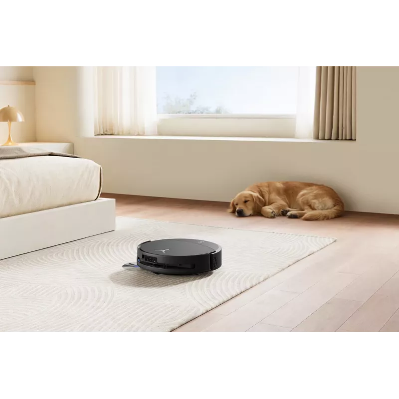 Robot odkurzacz Ecovacs DEEBOT T90 PRO OMNI — bezworkowy pojemnik na kurz 0,25 l, czas pracy 350 min, Li‑Ion 4000 mAh, czarny