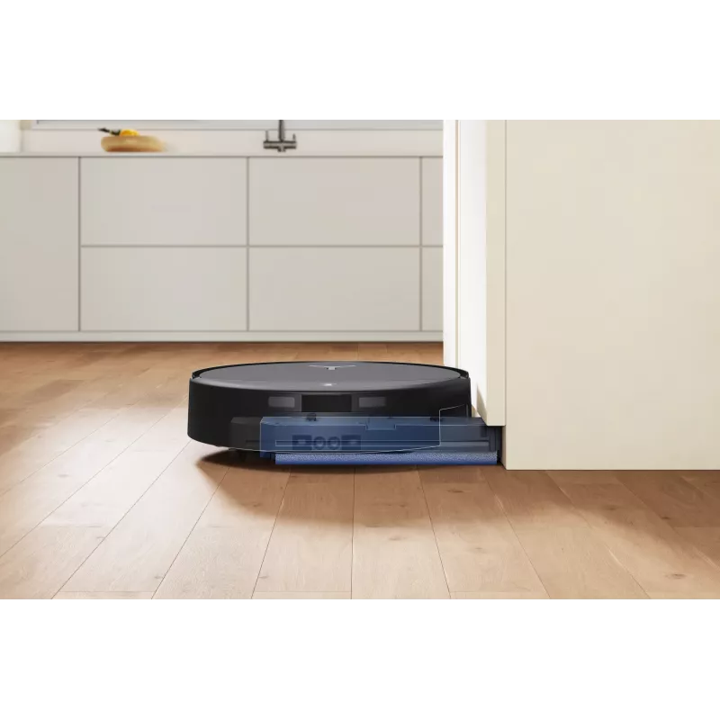 Robot odkurzacz Ecovacs DEEBOT T90 PRO OMNI — bezworkowy pojemnik na kurz 0,25 l, czas pracy 350 min, Li‑Ion 4000 mAh, czarny