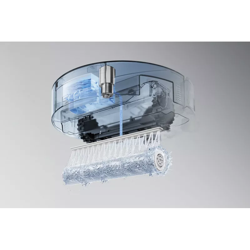 Robot odkurzacz Ecovacs DEEBOT T90 PRO OMNI — bezworkowy pojemnik na kurz 0,25 l, czas pracy 350 min, Li‑Ion 4000 mAh, czarny