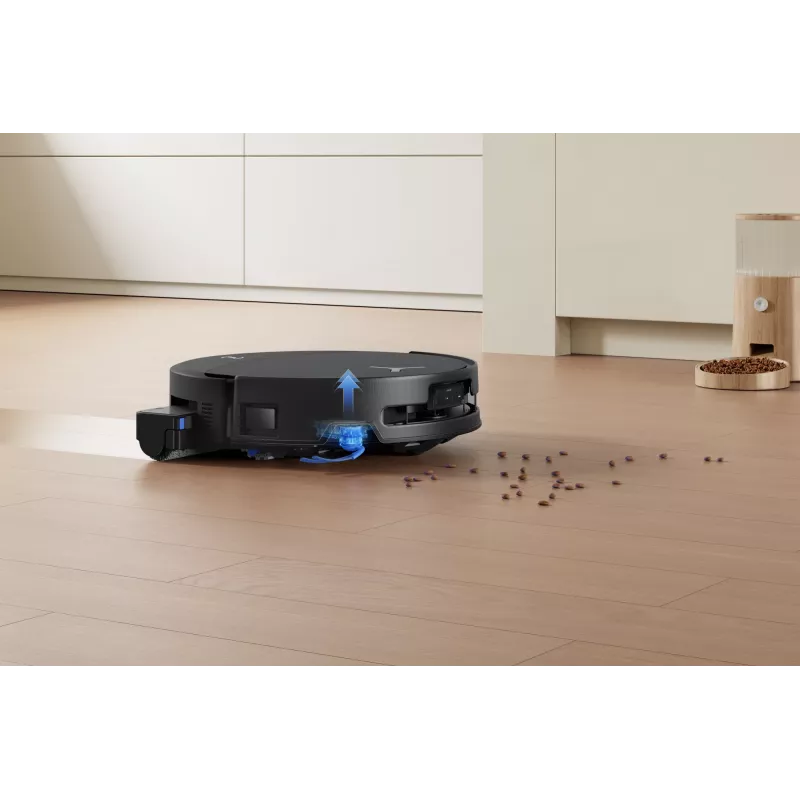 Robot odkurzacz Ecovacs DEEBOT T90 PRO OMNI — bezworkowy pojemnik na kurz 0,25 l, czas pracy 350 min, Li‑Ion 4000 mAh, czarny