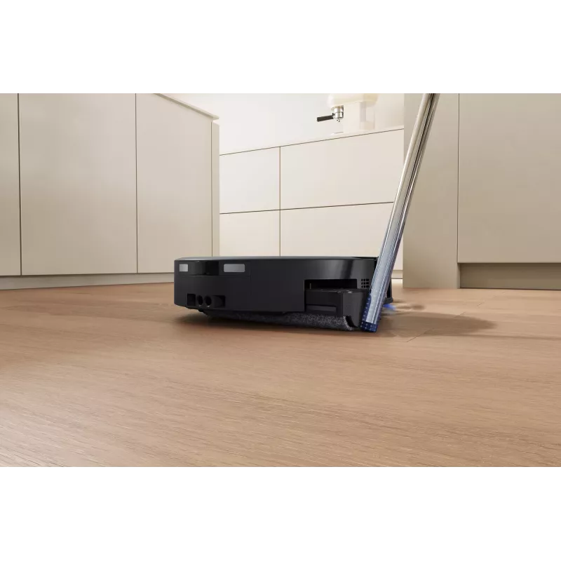 Robot odkurzacz Ecovacs DEEBOT T90 PRO OMNI — bezworkowy pojemnik na kurz 0,25 l, czas pracy 350 min, Li‑Ion 4000 mAh, czarny