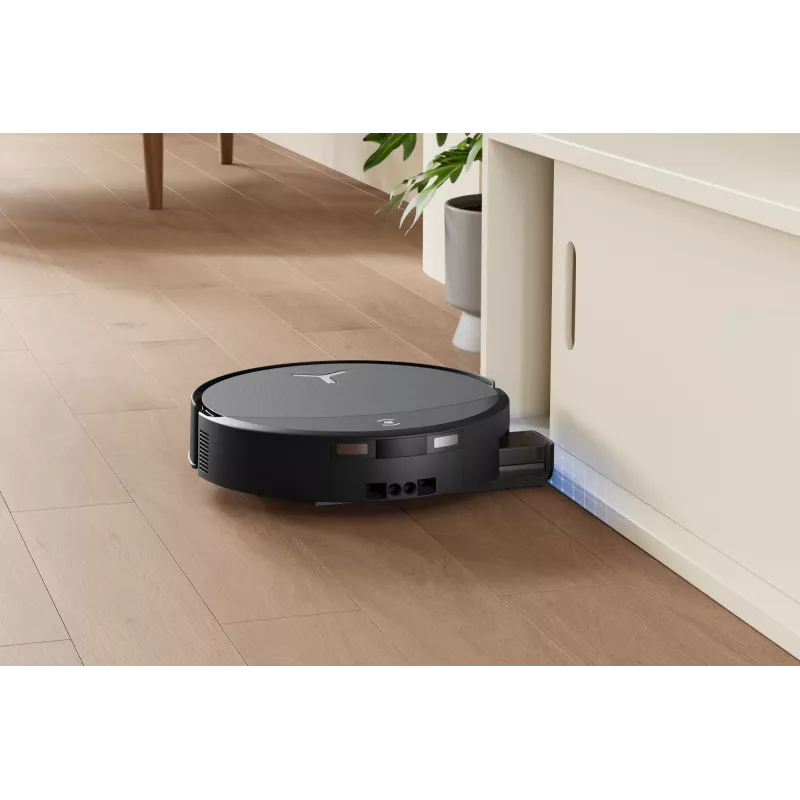 Robot odkurzacz Ecovacs DEEBOT T90 PRO OMNI — bezworkowy pojemnik na kurz 0,25 l, czas pracy 350 min, Li‑Ion 4000 mAh, czarny
