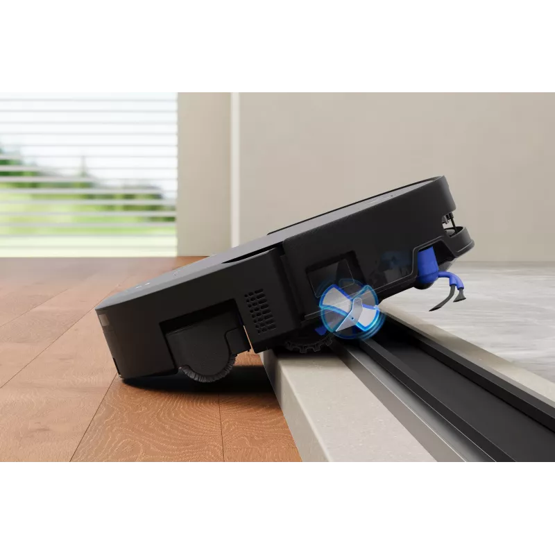 Robot odkurzacz Ecovacs DEEBOT T90 PRO OMNI — bezworkowy pojemnik na kurz 0,25 l, czas pracy 350 min, Li‑Ion 4000 mAh, czarny