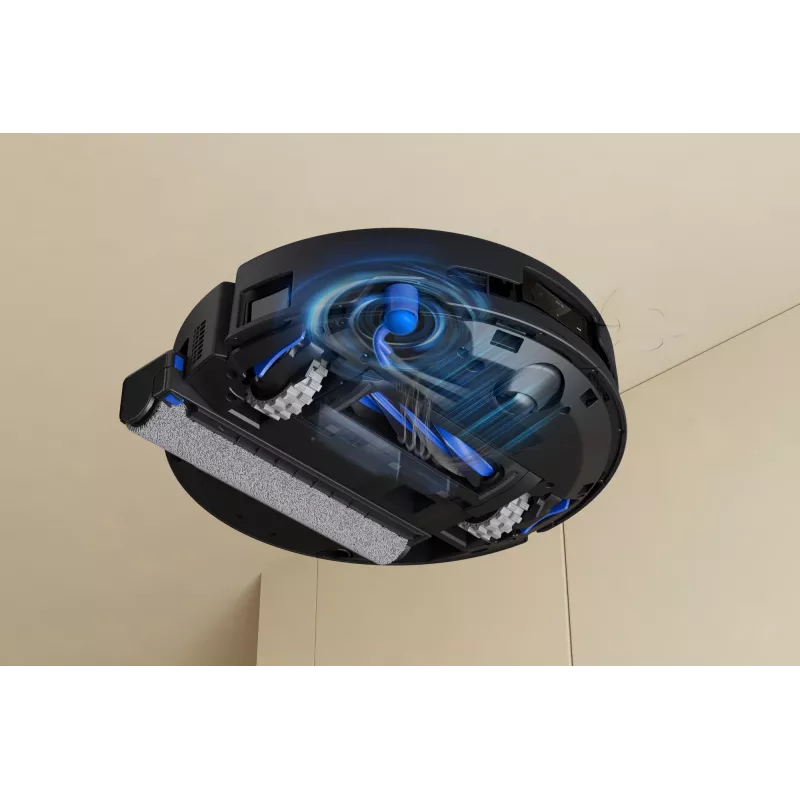 Robot odkurzacz Ecovacs DEEBOT T90 PRO OMNI — bezworkowy pojemnik na kurz 0,25 l, czas pracy 350 min, Li‑Ion 4000 mAh, czarny
