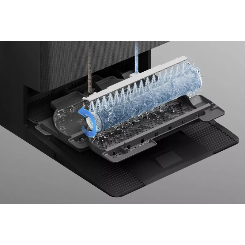 Robot odkurzacz Ecovacs DEEBOT T90 PRO OMNI — bezworkowy pojemnik na kurz 0,25 l, czas pracy 350 min, Li‑Ion 4000 mAh, czarny