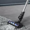 Odkurzacz pionowy 2 w 1 Rowenta RH6A35 — bezprzewodowy litowo-jonowy, 140 W, bezworkowy cyklonowy, fioletowo-srebrny, szczotka LED