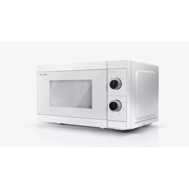 Kuchenka mikrofalowa Sharp YC-MS01E-C Biała Pojedyncza kuchenka mikrofalowa Nablatowa 20 L 800 W