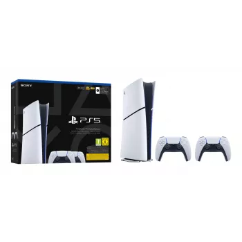 Konsola do gier Sony PlayStation 5 cienki Digital 825 GB SSD, Wi‑Fi, Bluetooth, HDMI 2.1, biało-czarna