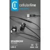 Słuchawki douszne stereo Cellularline SPARROW z mikrofonem i pilotem