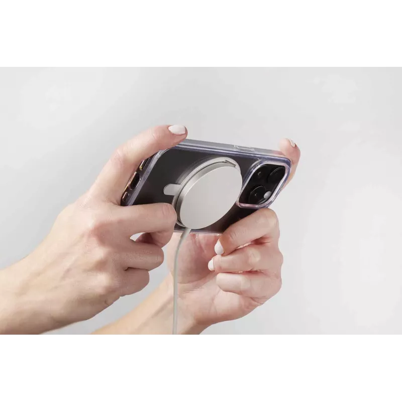 Cellularline Spin Mag - etui iPhone 16 z obrotowym uchwytem pierścieniowym, kompatybilne z ekosystemem Magsafe