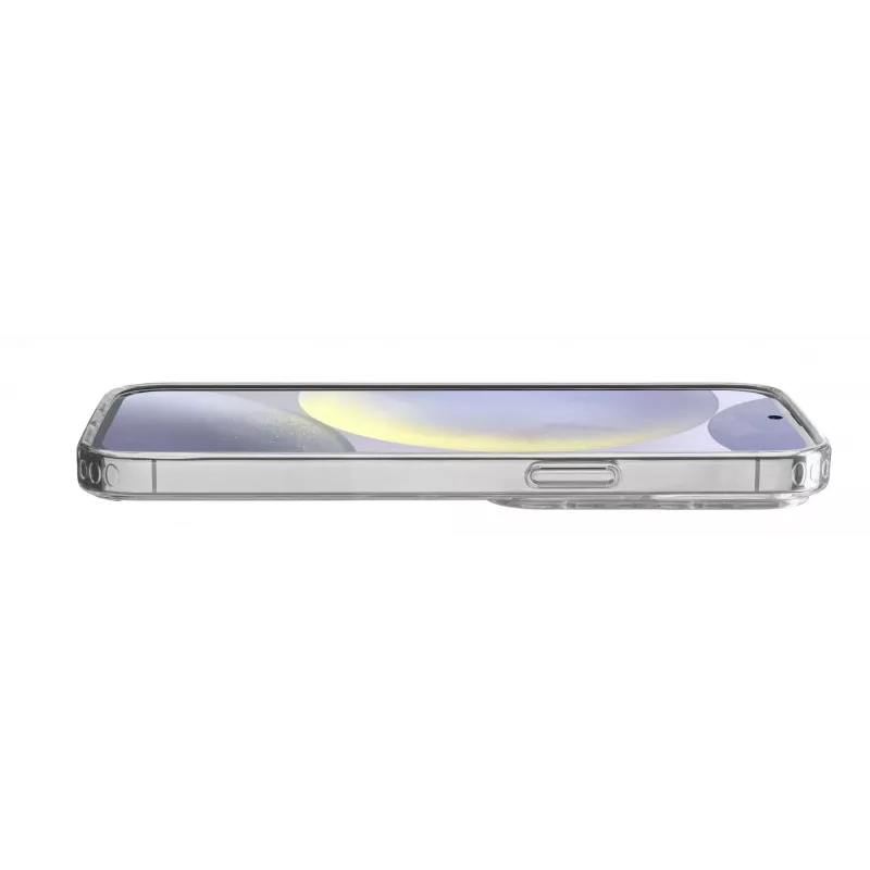 Cellularline Clear Protect - Galaxy S25 twarde etui z gumowymi krawędziami