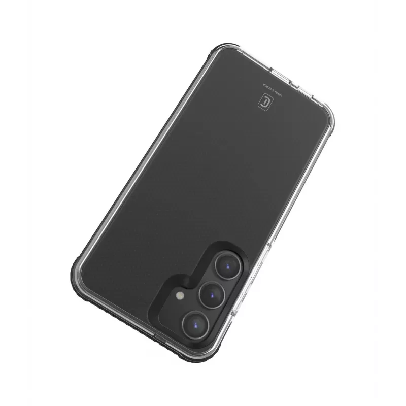 Cellularline Tetra Force Strong Guard - Galaxy S25 Ultra-ochronne, przeciwwstrząsowe elastyczne etui z wbudowaną technologią antybakteryjną Microban®