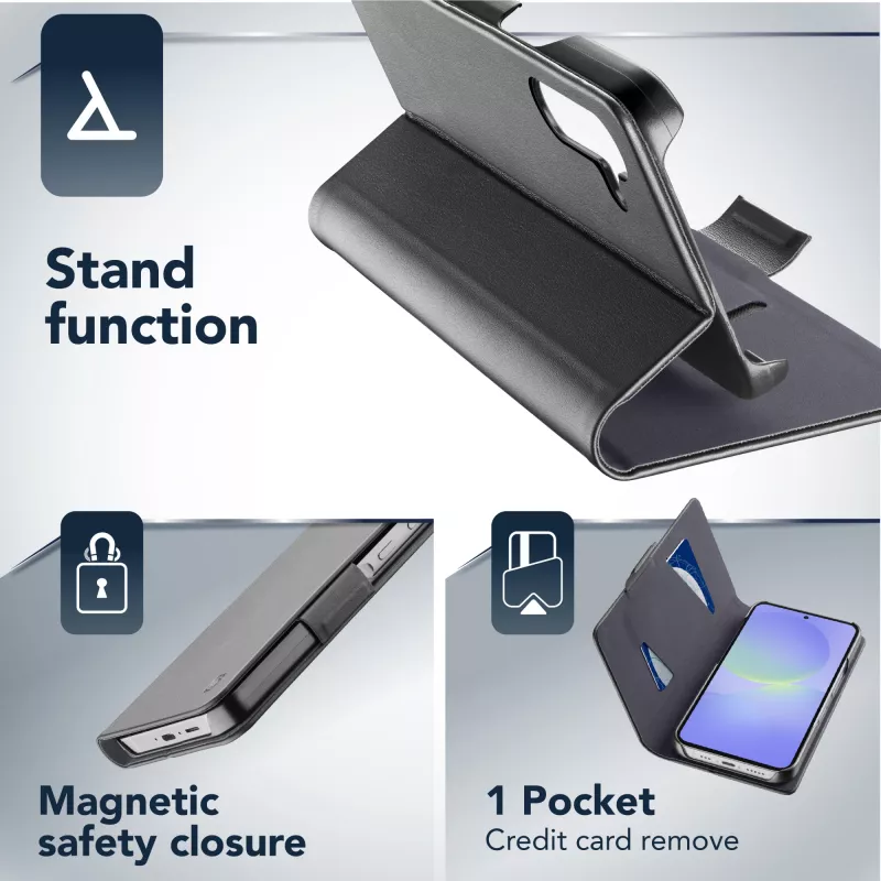 Cellularline Book - Galaxy A36/A56 Book case with card pocket and magnetic closure