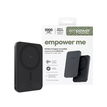 Power bank PanzerGlass empower™ 5000mAh Space Czarny przenośna ładowarka