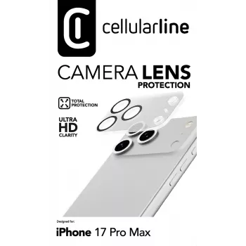 Cellularline Osłona obiektywu aparatu - iPhone 17 Pro Max Ochrona aparatu