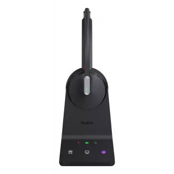 Bezprzewodowy jednostronny zestaw słuchawkowy Yealink WH64 Teams — Bluetooth, nauszny, 20–20000 Hz, zasięg 150 m, czarny
