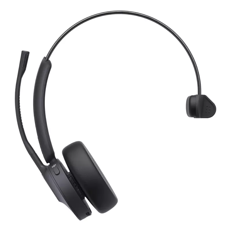 Bezprzewodowy jednostronny zestaw słuchawkowy Yealink WH64 Teams — Bluetooth, nauszny, 20–20000 Hz, zasięg 150 m, czarny