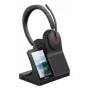 Yealink WH68 Workstation Headset, przewodowy i bezprzewodowy, 20 - 20000 Hz, połączenia/muzyka, 155 g, zestaw słuchawkowy, czarny
