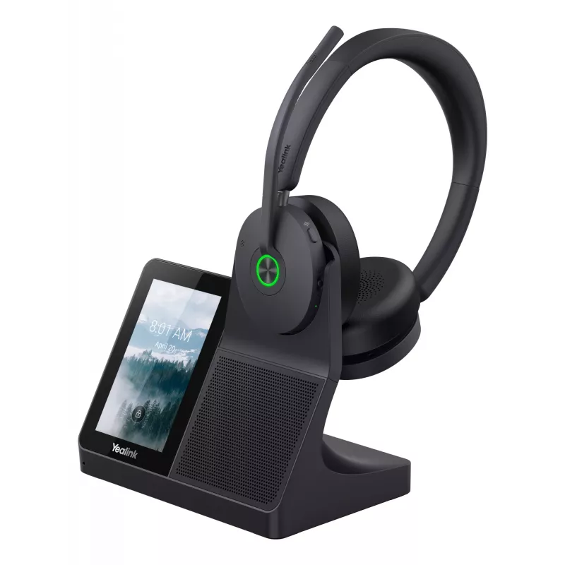 Yealink WH68 Workstation Headset, przewodowy i bezprzewodowy, 20 - 20000 Hz, połączenia/muzyka, 155 g, zestaw słuchawkowy, czarny